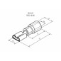 Клемма плоская изол. (гнездо) (VF 2-110(8)) REXANT 08-0431 Клемма плоская изол. (гнездо) (VF 2-110(8)) REXANT 08-0431