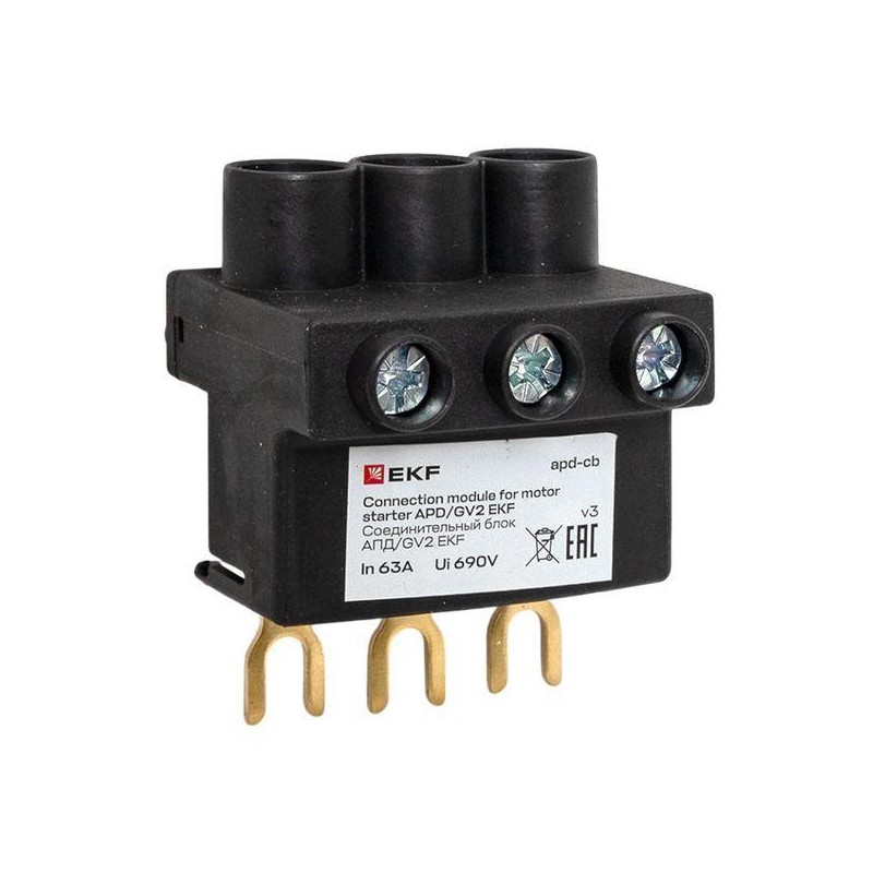 Блок соединительный блок АПД/GV2 EKF apd-cb