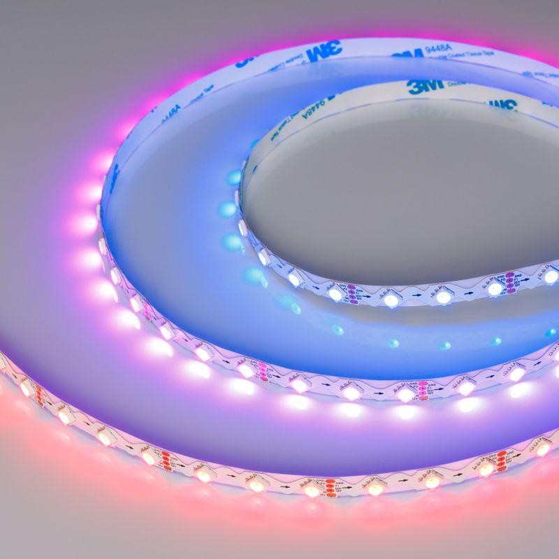 Лента светодиодная SPI-RZ-B60-8мм 12В RGB-PX1-BPT (9Вт/м IP20 5060) (уп.5м) Arlight 047382 Лента светодиодная SPI-RZ-B60-8мм 12В RGB-PX1-BPT (9Вт/м IP20 5060) (уп.5м) Arlight 047382