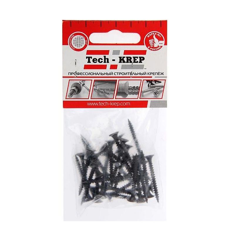 Саморез 3.5х35 гипсокартон-металл (уп.100шт) пакет Tech-Krep 125478 Саморез 3.5х35 гипсокартон-металл (уп.100шт) пакет Tech-Krep 125478