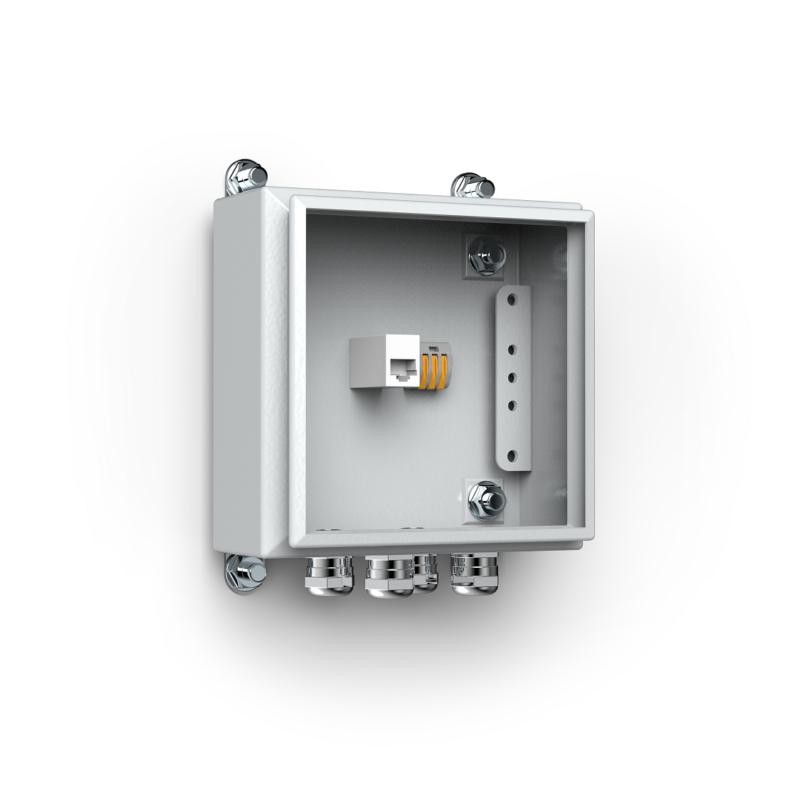 Коробка распределительная для коммутации цепей питания и линий связи IP66 150х150х78мм КР-4.4000 Тахион 40123 Коробка распределительная для коммутации цепей питания и линий связи IP66 150х150х78мм КР-4.4000 Тахион 40123
