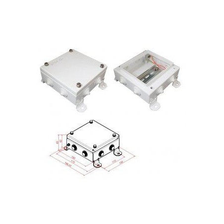 Коробка монтажная электротехническая КМ IP54-1515 8 вводов Гефест 278184