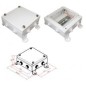 Коробка монтажная электротехническая КМ IP54-1515 8 вводов Гефест 278184 Коробка монтажная электротехническая КМ IP54-1515 8 вводов Гефест 278184