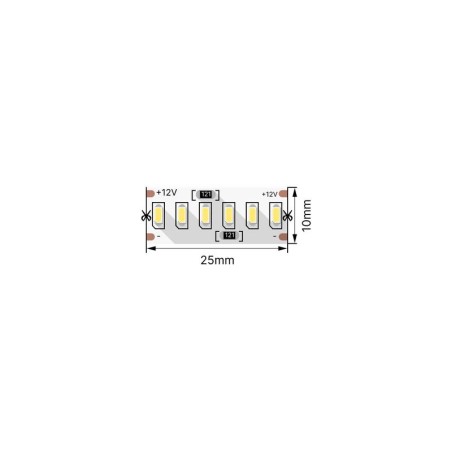 Лента светодиодная стандарт 3014 240 LED/м 24 Вт/м 12В IP20 тепл. бел. (уп.5м) SWG Standard 00-00009470