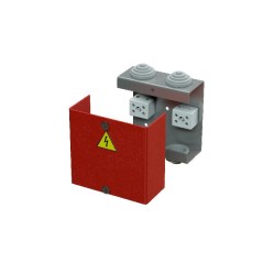 Коробка распределительная огнестойкая 80х80х35мм IP41 КРОПС-ST1 FRJB-KM-ST1-4-04-КРОПС-IP41 для кабелей до 4кв.мм 4 клеммы КМ KR