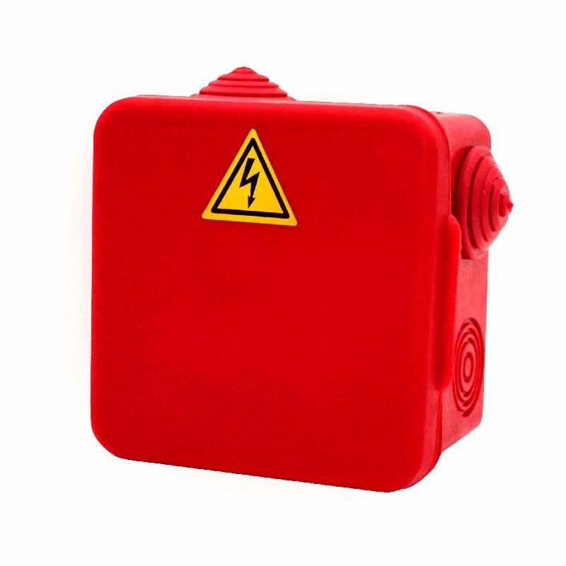 Коробка распределительная огнестойкая 100х100х50мм IP54 КРОПС-П1 FRJB-KM-P1-2.5-04-КРОПС-IP54 КРОПС-П1 для кабелей до 2.5кв.мм 4