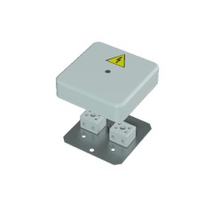 Коробка распределительная огнестойкая 100х100х30мм IP41 КРОПС-П2 FRJB-KM-P2-6-02-КРОПС-IP41 КРОПС-П2 для кабелей до 6кв.мм 2 кле
