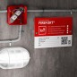 Коробка распределительная огнестойкая 80х80х50мм IP54 КРОПС-П3 FRJB-KM-P3-2.5-06-КРОПС-IP54 КРОПС-П3 для кабелей до 2.5кв.мм 6 к