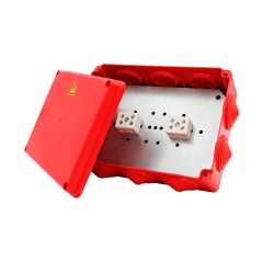 Коробка распределительная огнестойкая 190х140х70мм IP54 КРОПС-П5 FRJB-KM-P5-2.5-16-КРОПС-IP54 КРОПС-П5 для кабелей до 2.5кв.мм 1