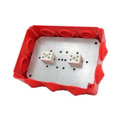 Коробка распределительная огнестойкая 190х140х70мм IP54 КРОПС-П5 FRJB-KM-P5-2.5-16-КРОПС-IP54 КРОПС-П5 для кабелей до 2.5кв.мм 1