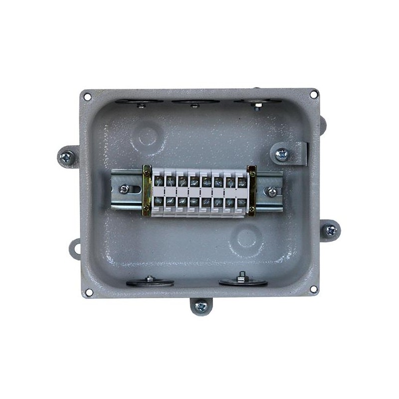 Коробка клеммная КЗНА-08 У2 8 зажимов IP54 (заглушка резиновая "пирамидка") Электротехник ET004458