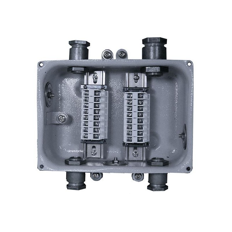 Коробка клеммная КЗНС-16 У2 16 зажимов IP65 (метал. вводы) Электротехник ET002544