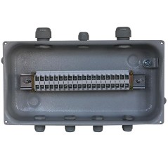 Коробка клеммная У-615 У2 20 клемм IP54 (пластиковые вводы PG) Электротехник ET003156