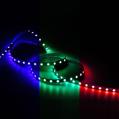 Лента светодиодная Basic 5050/60-SMD 10Вт/м RGB IP20 700лм/м 12В 10мм драйвер (уп.3м) GAUSS BT041