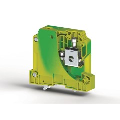 Клеммник AVK50 T на DIN-рейку 50кв.мм (земля) Klemsan 334190