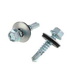 Саморез кровельный 4.8х28 оцинк. с буром коробка (уп.5кг) Tech-Krep 140556