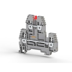 Клеммник 2-х ярусный 4кв.мм с индикацией 48 VAC сер. PIK4 NLD 48VAC Klemsan 319419
