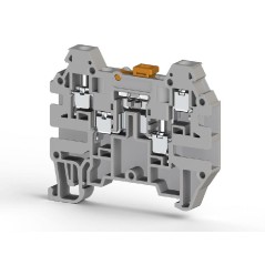 Клеммник 4-х выводной с размыкателем 2.5кв.мм сер. AVK 2.5 CCA Klemsan 324939