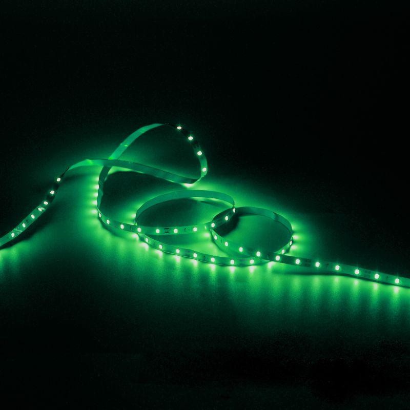Лента светодиодная Elementary 2835/60-SMD 4.8Вт/м зел. IP20 210лм/м 12В 8мм (уп.5м) GAUSS 355000605 Лента светодиодная Elementary 2835/60-SMD 4.8Вт/м зел. IP20 210лм/м 12В 8мм (уп.5м) GAUSS 355000605