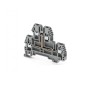 Клеммник 2-х ярусный PIK 2.5RDK 2.5кв.мм с внутр. перемычкой сер. Klemsan 325259