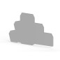 Сегмент концевой на клеммники 3-х ярусные PUK3 сер. NPP PUK3 Klemsan 450139