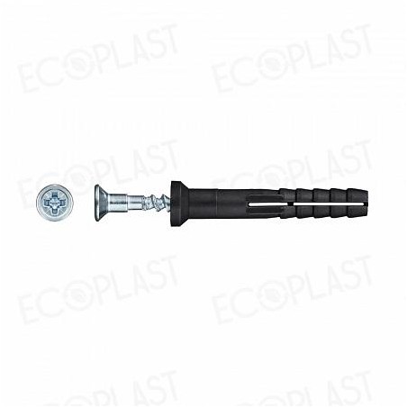 Дюбель-гвоздь полипр. потай. 6х60 EcoPlast 154322