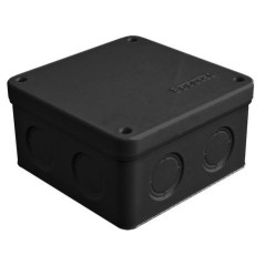 Коробка распределительная ОП 105х105х56мм IP54 7 выходов без гермовводов крышка на винтах материал - полипропилен черн. Epplast 