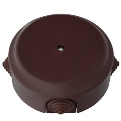 Коробка монтажная ОП РЕТРО d-94 с сальниками Bylectrica КМ-449 шоколад