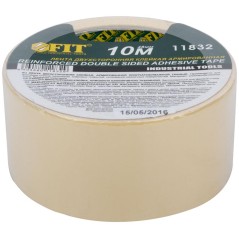 Лента клейкая двусторонняя на тканевой основе 48ммх10м FIT 11832
