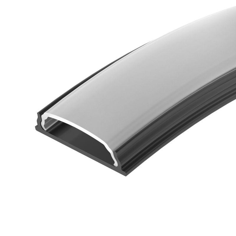 Профиль ARH-BENT-W18-2000 ANOD BLACK 2м алюминий Arlight 039588 Профиль ARH-BENT-W18-2000 ANOD BLACK 2м алюминий Arlight 039588