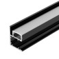 Профиль WALL-2228-2000 L2000 ANOD BLACK алюм. Arlight 050488