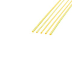 Трубка термоусадочная 2.0/1.0мм желт./зел. 1м (уп.50шт) Rexant 20-2007