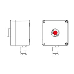 Пост управления взрывозащищенный из полиэстера CPE-P-03-(1xP1R(11))-1xKH2MHK(C)1Ex d e IIC Т5 Gb / Ex tb IIIC T95град.C Db IP66/