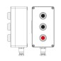 Пост управления взрывозащищенный из полиэстера CPE-P-04-(2xP1B(11)-1xP1R(11))-1xKH2MHK(C)1Ex d e IIC Т5 Gb / Ex tb IIIC T95град. Пост управления взрывозащищенный из полиэстера CPE-P-04-(2xP1B(11)-1xP1R(11))-1xKH2MHK(C)1Ex d e IIC Т5 Gb / Ex tb IIIC T95град.