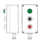 Пост управления взрывозащищенный из полиэстера CPE-P-04-(1xLG(250)-1xP1B(11)-1xP1R(11))-1xKH2MHK(C)1Ex d e IIC Т5 Gb / Ex tb III