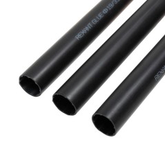 Трубка термоусадочная клеевая 19/3.2 (6:1) 1м черн. (уп.4шт) Rexant 23-0019