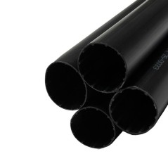 Трубка термоусадочная среднестен. клеевая 33/8 (3-4:1) 1м черн. (уп.4шт) Rexant 26-0033