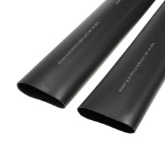 Трубка термоусадочная среднестен. клеевая 75/22 (3-4:1) 1м черн. Rexant 26-0075