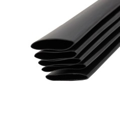 Трубка термоусадочная двустенная клеевая 25.4/12.7 (2:1) (уп.5шт) по 1м черн. Rexant 26-2108