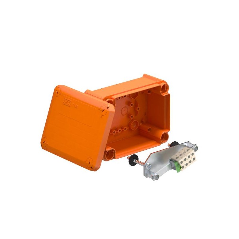 Коробка распределительная огнестойкая 150х116х67мм IP65 T100 E 4-5 оранж. OBO 7205510