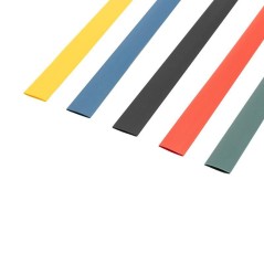 Набор трубок термоусадочных ТУТ 8.0/4.0мм 1м (уп.50шт) 5 цветов Rexant 29-0158