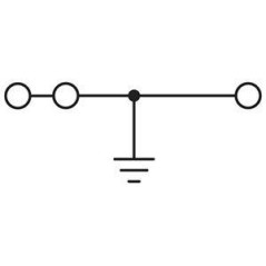 Клемма проходная заземления STS 4-TWIN-PE Phoenix Contact 3031678