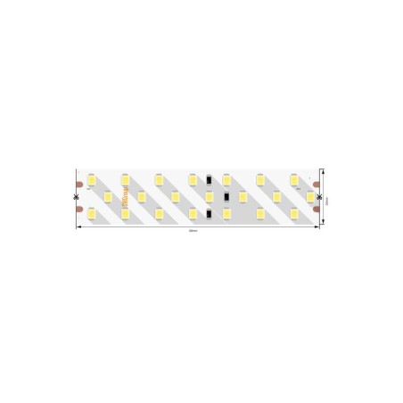 Лента светодиодная ПРО 2835 252 LED/м 24 Вт/м 24В IP20 тепл. бел. (уп.5м) SWG PRO 00-00005600