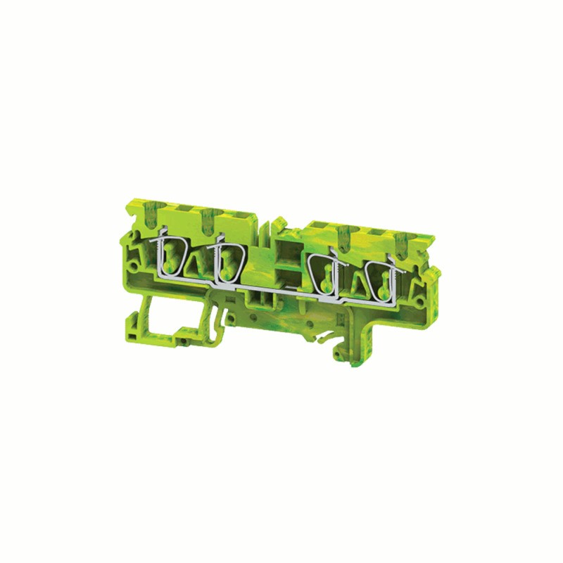 Клемма заземляющая пружинная OptiClip CXG-4-QUATTRO-PE-I-(0.2-4)-PEN КЭАЗ 331831 Клемма заземляющая пружинная OptiClip CXG-4-QUATTRO-PE-I-(0.2-4)-PEN КЭАЗ 331831
