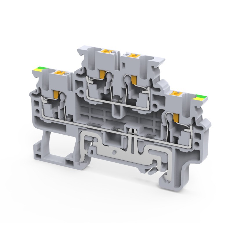 Клемма заземляющая push-in OptiClip CPDLG-2.5-2L-PE-I-(0.2-2.5)-PEN КЭАЗ 331865 Клемма заземляющая push-in OptiClip CPDLG-2.5-2L-PE-I-(0.2-2.5)-PEN КЭАЗ 331865