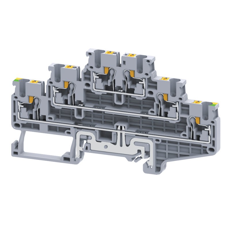 Клемма 3х-ярусная push-in OptiClip CP3LG-2.5-3L-PE-I-(0.2-2.5)-PEN КЭАЗ 331868 Клемма 3х-ярусная push-in OptiClip CP3LG-2.5-3L-PE-I-(0.2-2.5)-PEN КЭАЗ 331868