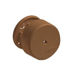 Коробка ОП Тусо распаячная D-62мм H-24мм 2 клемника корич. IP40 Ruvinil 65001К