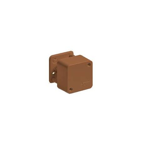 Коробка ОП Тусо распаячная 55х55х32мм 2 клемника корич. IP40 Ruvinil 65002К