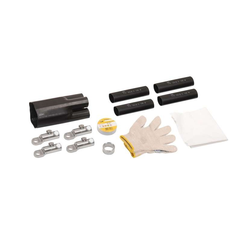 Комплект муфты концевой ПКВтп внутренней установки 5х35/50 без наконечников ПВХ/СПЭ изоляция 1кВ IEK UZM-XLK1-VN5-3550X Комплект муфты концевой ПКВтп внутренней установки 5х35/50 без наконечников ПВХ/СПЭ изоляция 1кВ IEK UZM-XLK1-VN5-3550X