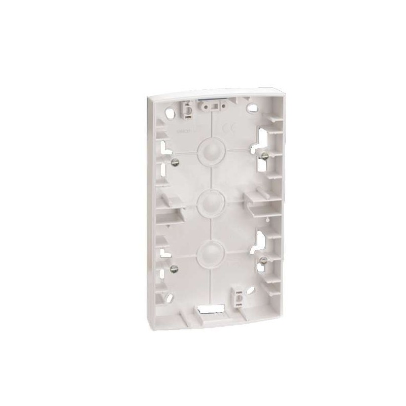 Коробка наружной установки 2-м 89х158х37мм Simon82 графит 82761-38